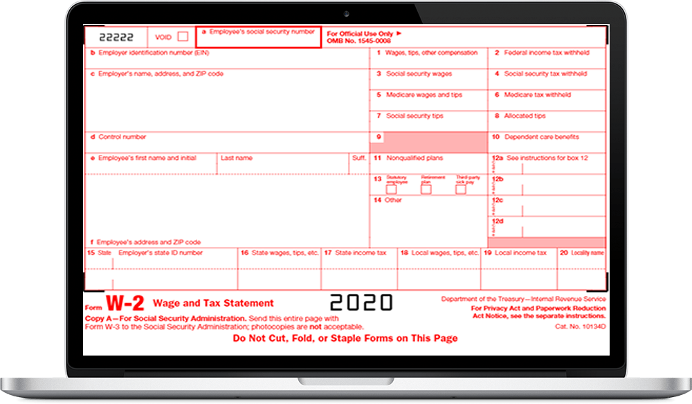 2019 Form W-2 for the State of New Mexico